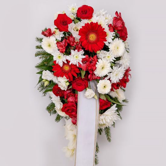 Heaven bless you - funeral spray