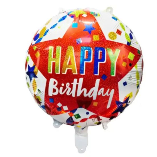 Birthday balloon  with  Helium (45cm )