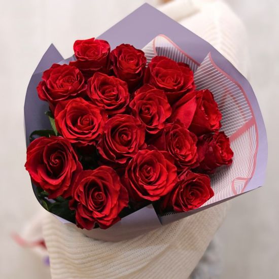 Red roses - flower bouquet