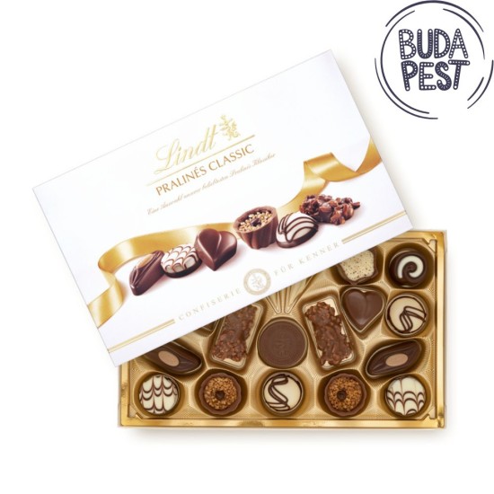 Lindt Pralines Classic Tejcsokoládé Válogatás 200g - CSAK BUDAPESTRE