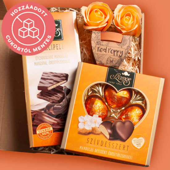 Love heart -  sugar-free gift box