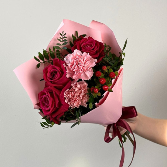 Édes meglepetés - virágcsokor