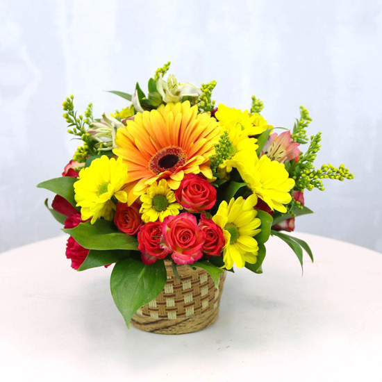 Cider- flower basket